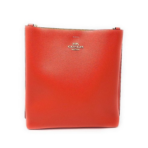 코치숄더백 코치 여성용 Mollie 버킷 백 (양면 가죽 - 마이애미 레드) 레드