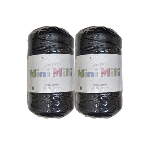미니밀리실 버블 토트백 150g (총 300g), 2개, 726 차콜