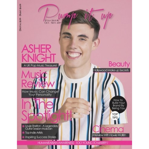 (영문도서) Pump it up Magazine: Asher Knight - A UK Pop Music Treasure Paperback, Pump It Up Magazine, English, 9781087800356