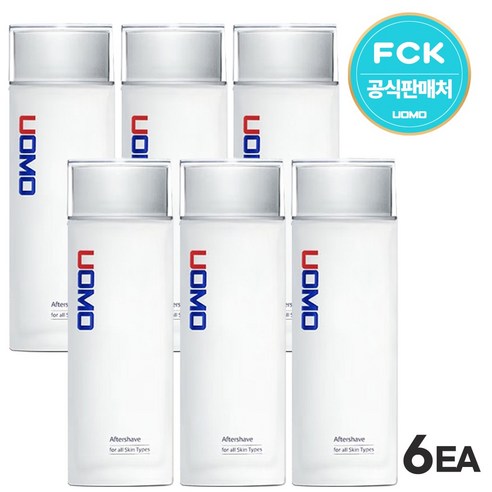 휠라 워모 애프터쉐이브 스킨 남성용 화장품 추천 최신상품, 6개, 150ml 디올남자스킨