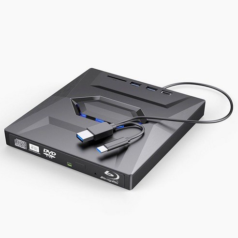 USB3.0 외장 블루레이 BD라이터 DVD플레이어 4k 노트북 PC 공용 풀존, 4K 블루레이 BD 리더기 (DVD 리더 호환