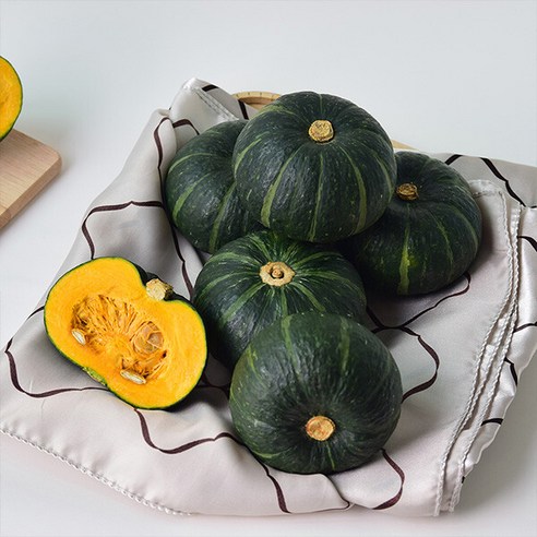 [자연맛남] 제주직송 미니 밤호박(단호박) 4kg (특품), 1개