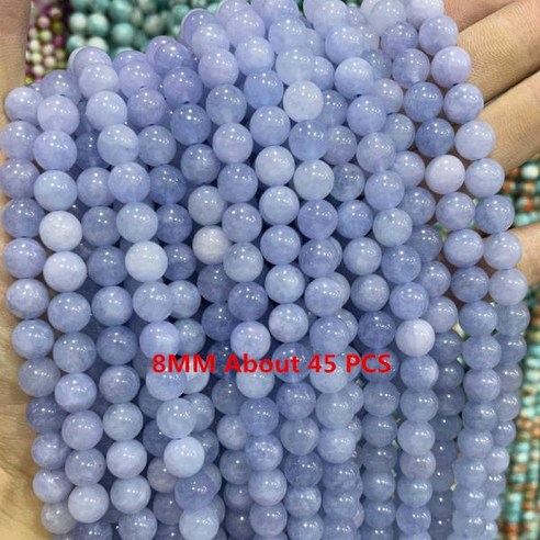 천연석 블루 아쿠아 마린 면 장식 론델 스퀘어 불규칙한 원형 스페이스 비즈 쥬얼리 제작 DIY 팔찌 목걸, 28 8MM About 45 PCS