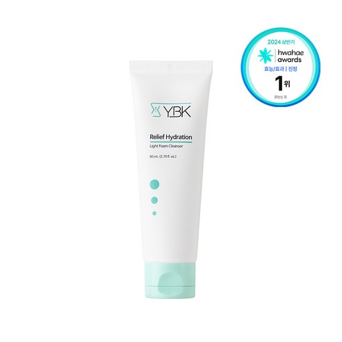 와이비케이 릴리프 하이드레이션 라이트 폼 클렌저, 80ml, 1개 - 쉐이빙폼 | 쿠팡