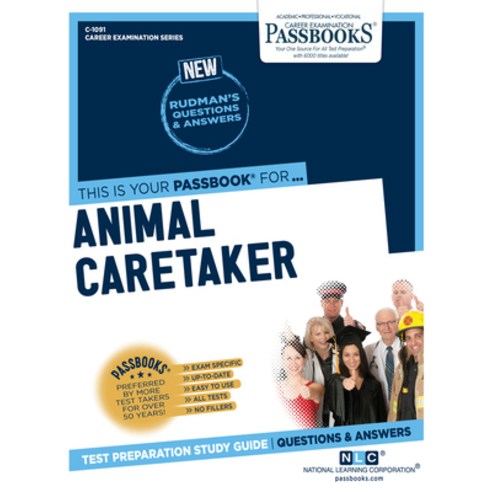 (영문도서) Animal Caretaker 1091 Paperback, Passbooks, English, 9781731810915