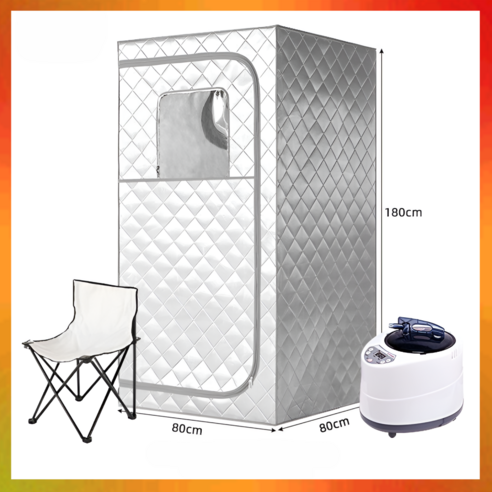 VivaSa 전신 가정용 사우나 찜질방 접이식 홈 개인 습식 이동식 1인용 세트