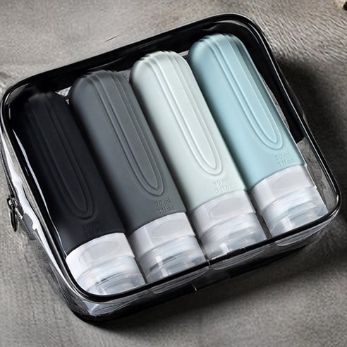 여행자 필수품인 클리커스 트래블 보틀로 액체 제품 운반을 편리하고 안전하게