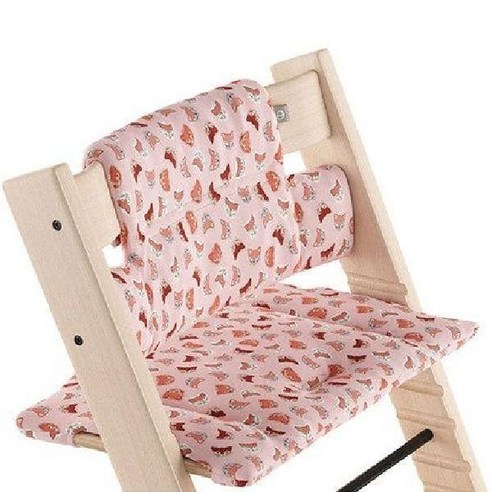 트립트랩  트리트랩 호환 하이체어 의자 트립트랩쿠션 방수 식탁 아기, 핑크 폭스