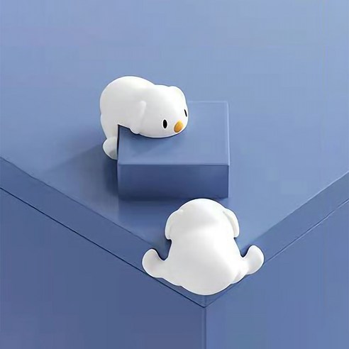 팔공생 모서리보호가드 쿵방지 댕댕 4p 3M HL38_269, 4개, 화이트