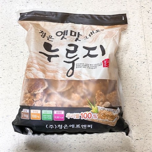 청은 옛맛 그대로 누룽지, 3kg, 1개
