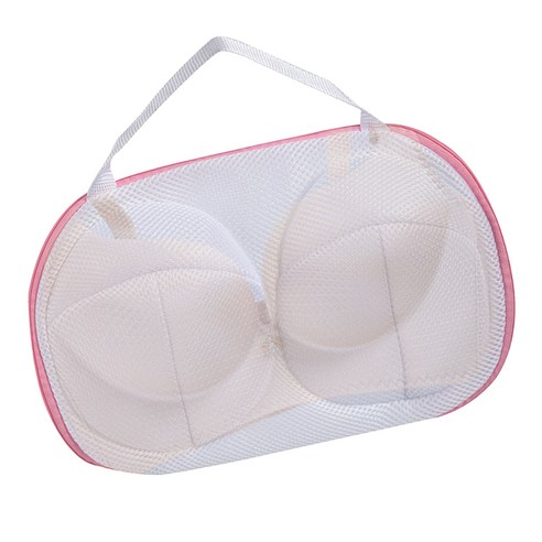 Machinewash Special Home Use Polyester Anti-deformation Bra Mesh Bags Laundry Brassiere Bag Cleaning, Pink_프랑스