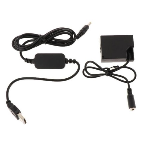 CP-W126 DC 커플러 케이블 후지 X-E1 X-E2 X-E2s X-A2 XT2 X-A3, 설명, 블랙, 설명