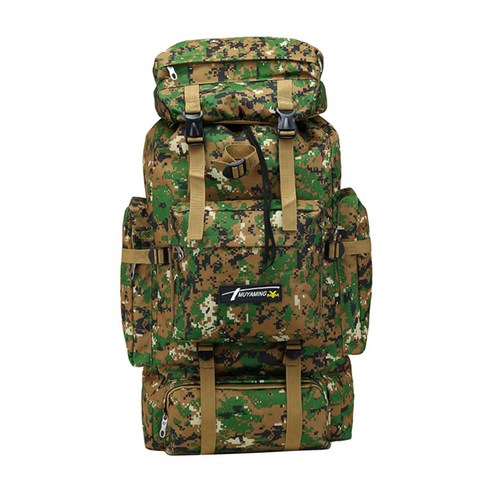 배낭 하이킹 70L 배낭 데이팩 자루 Haversack Adventure 여행 가방 가방 -, 디지털 카모, 70x36x20CM, 나일론
