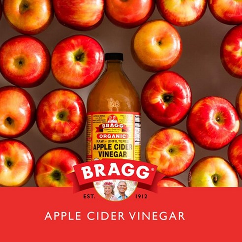 브래그 사과 식초 애플사이다 비니거 473ml 1개 BRAGG 애사비