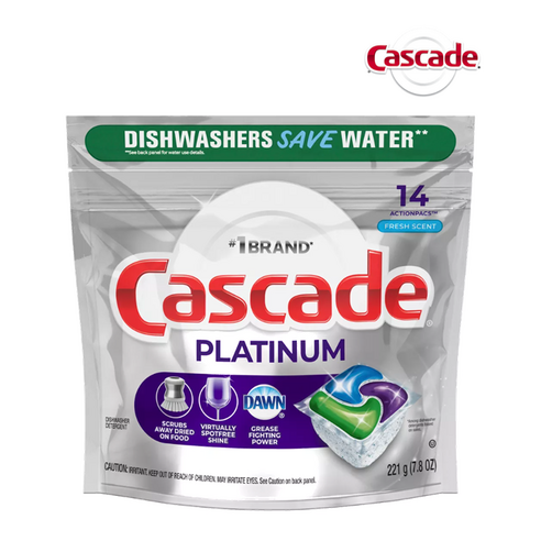 [Cascade] 케스케이드 플래티넘 캐스케이드 식기세척기 식세기 캡슐 세제 Cascade Platinum Plus Dishwasher Detergents, 36개입, 1개, 568g