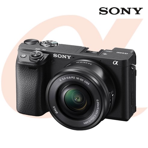 소니 알파 A6400 +SELP1650 렌즈 (A6400L) 공식대리점 미러리스카메라