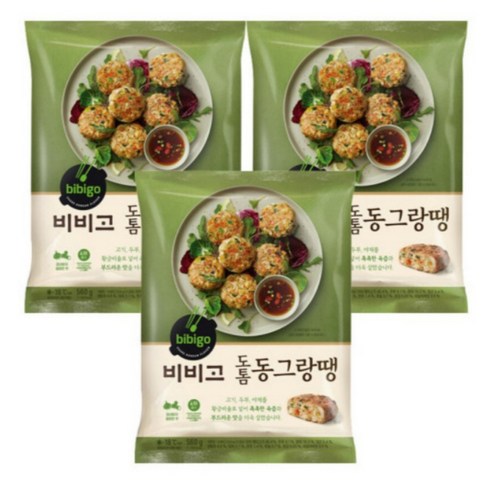 비비고 도톰동그랑땡 560g x 3개(냉동보관), 3개