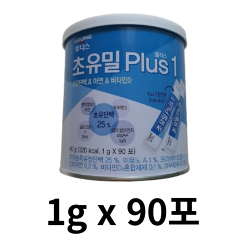 일동후디스 트루맘 초유밀 플러스 1단계 1g X 90p, 초유, 90g, 1캔