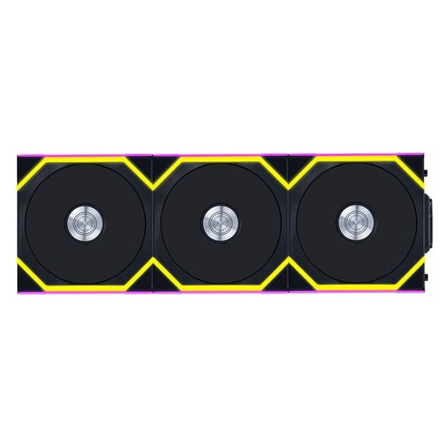 LIAN LI UNl FAN SL Wireless 120 블랙 3팩 컨트롤러 포함, 3개