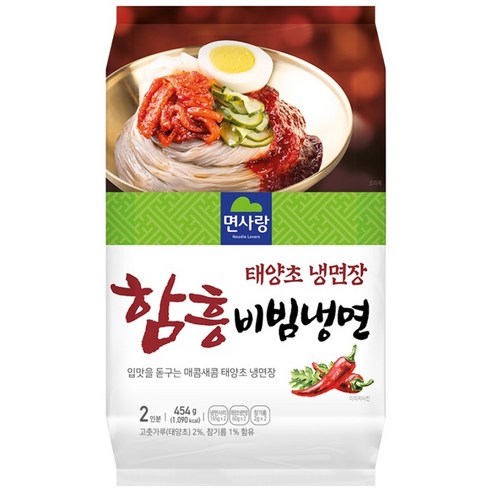 면사랑 태양초 냉면장 함흥 비빔냉면 454g, 1개 - 봉지라면 | 쿠팡