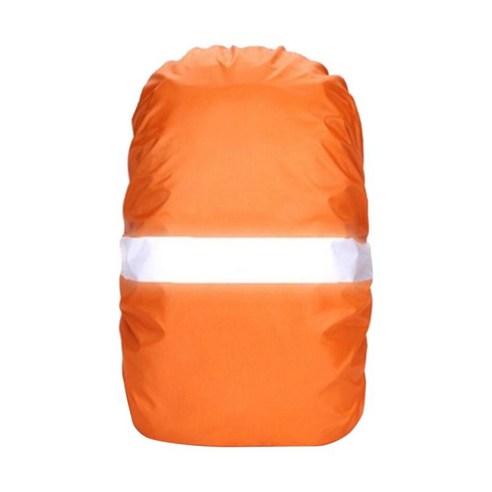 하이킹/캠핑/여행/야외 활동을 위한 나일론 방수 배낭 레인 커버, 오렌지 35L, 다중