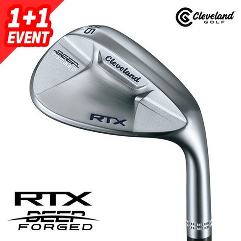 [1+1] 클리브랜드 RTX 딥 포지드 스틸 웨지 NS PRO GC, 54도/54도