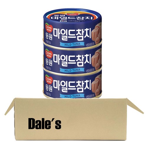 데일즈기획 동원 마일드 참치, 200g, 3개