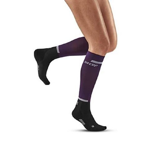 CEP The Run Socks 4.0 블랙 여성 III, 4.0 - 바이올렛/블랙