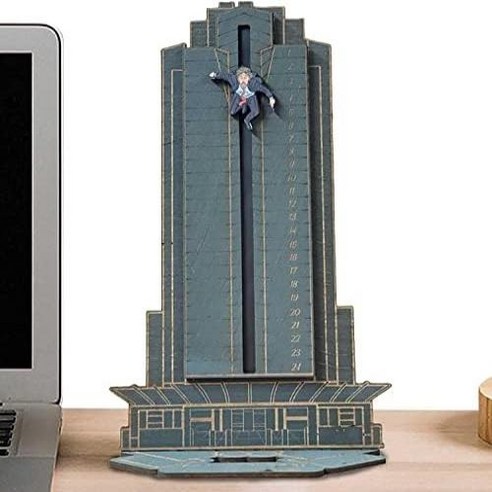 크리스마스 어드벤트 캘린더 Deadly Hans Gruber Dropped Nakatomi Plaza Tabletop Wooden Ornament 카운트다운 Yellow 2023, 2.Blue