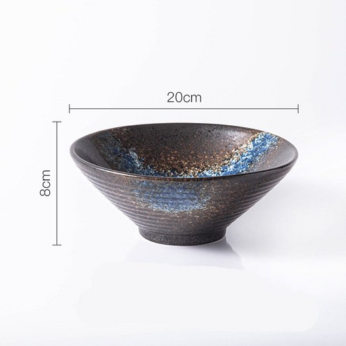 Lingao creme japonês de cerâmica criativo sopa macarrão restaurante personalização, 보라색