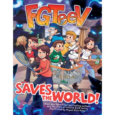 Fgteev Saves the World! Hardcover, Harperalley, English, 9780063042636