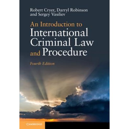 An Introduction to International Criminal Law and Procedure Paperback, Cambridge University Press, English, 9781108741613