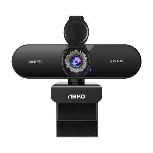 [삼각대 증정] 앱코 APC920W QHD 1440p 웹캠 PC 캠 화상 방송 카메라