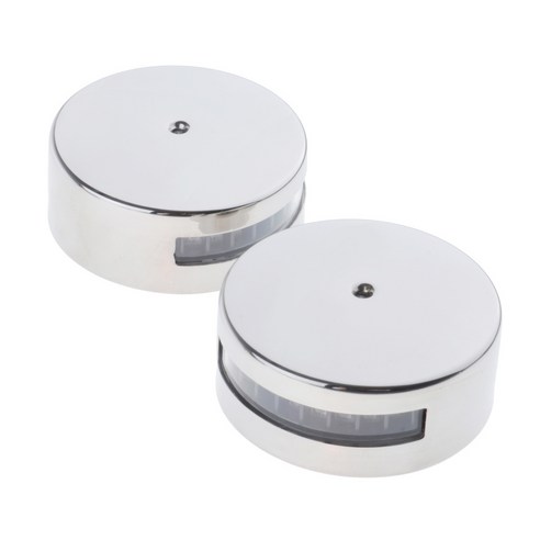 Ursmart LED 스테인레스 스틸 SS 캐빈 돔 라이트-해양/보트/캐러밴/RV 램프 12V, 금속, 크롬