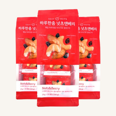 하루한줌 하루견과 (20g*10봉입), 믹스넛, 1개