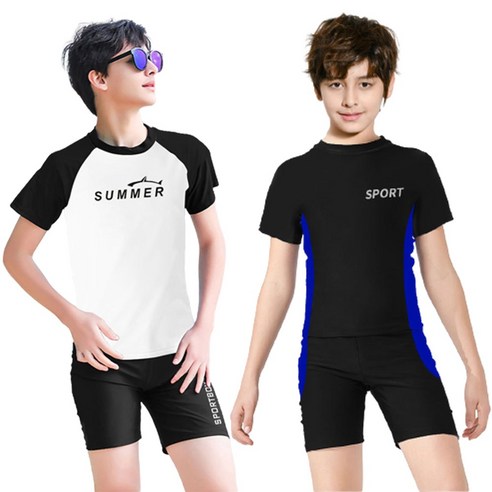 남아 초등학생을 위한 궁극적인 보호와 편안함의 래쉬가드 생존수영복
