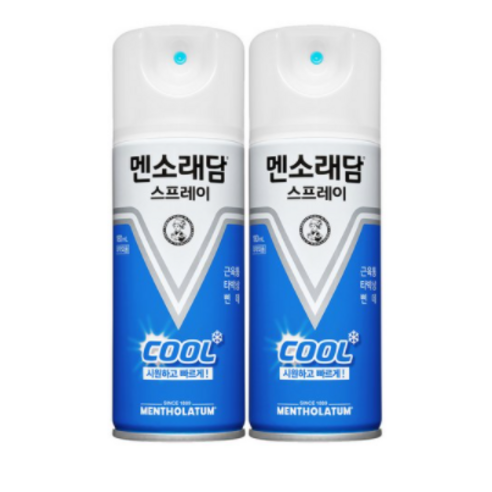 멘소래담 쿨 스프레이파스 에스 180ml, 1개입, 4개