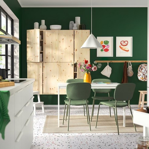 좁은 공간, 넓은 행복! 이케아 VIHALS 확장형 식탁