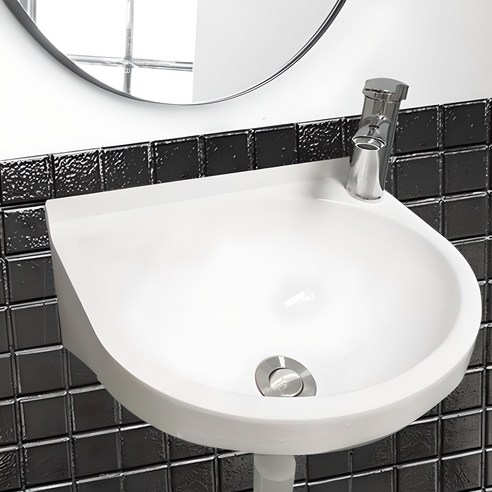 욕실 공간의 혁신, 무타공 부착식 보조 세면대로 완성하는 편리함과 아름다움 세면대