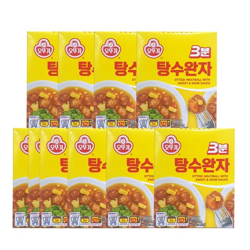 <올따옴> 오뚜기 3분 탕수완자 150g x 10입, 10개