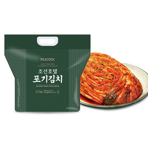 [방송구성] 피코크 조선호텔 포기김치 2.5kg, 3개