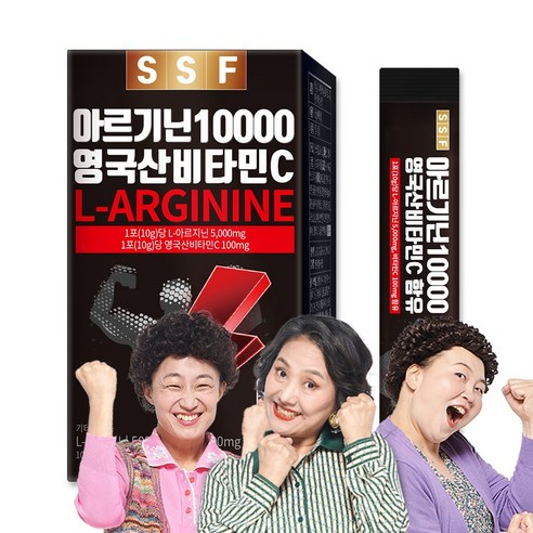 순수식품 아르기닌 10000 고함량 L-아르기닌 5000mg함유 10gX30포(1개월분), 30개, 10g