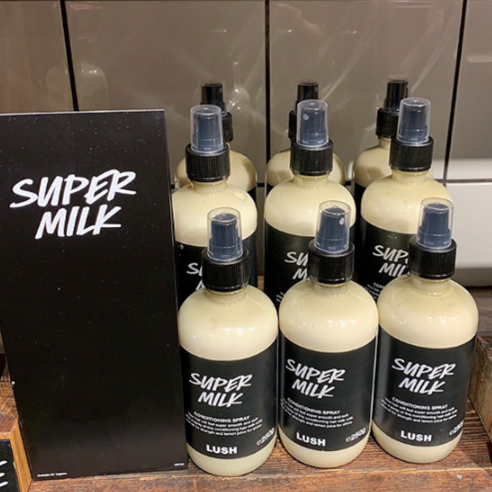 러쉬 수퍼 밀크 컨디셔닝 헤어 프라이머 Lush Super Milk Hair Conditioning spray, 1개, 250g 바디프라이머