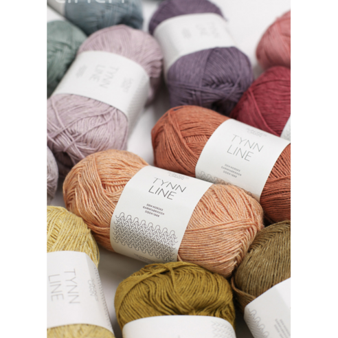 봄, 여름을 수놓을 섬세한 손길: 틴리네/산네스 간 혼방사로 완성하는 나만의 작품 산네스간리네