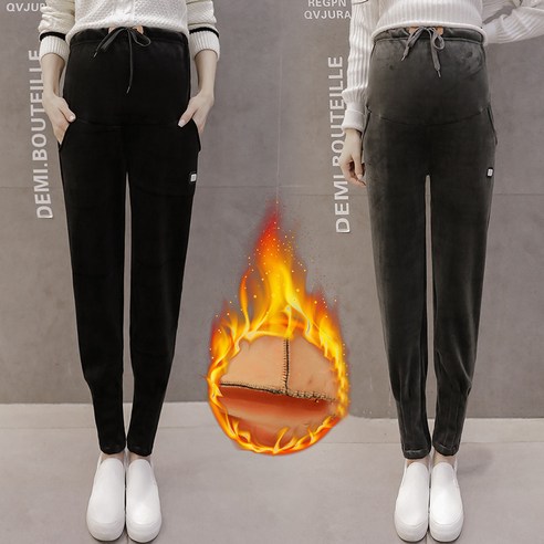 기모 임산부 팬츠 겨울 보온 바지