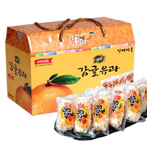 열매마을 제주 감귤유과 리뷰후기