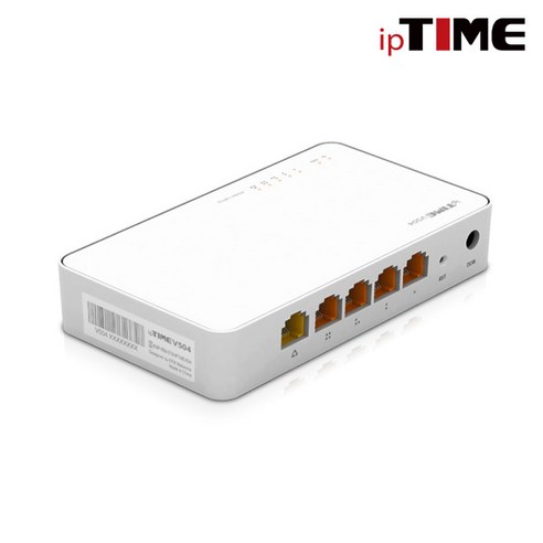 iptime V504 유선공유기/WAN:1포트(100Mbps)/LAN: 4포트(100Mbps)/IPTV 지원/WOL/VPN/QoS