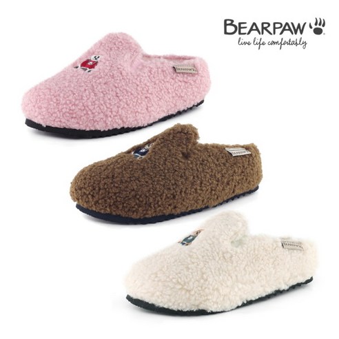 추천제품 베어파우(BEARPAW) MINDY BEAR KIDS 키즈 털 슬리퍼 K818002ND-K