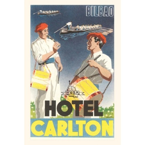 (영문도서) Vintage Journal Hotel Carlton Bilbao Paperback, Found Image Press, English, 9781648114205