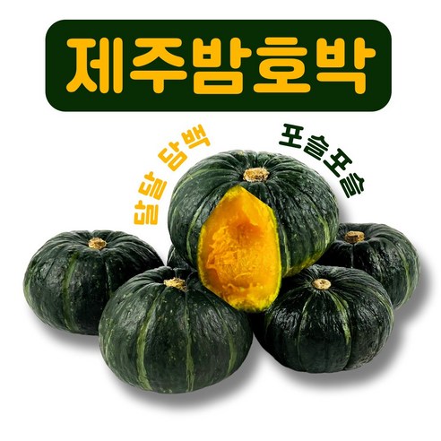 [산지직송] 제주 미니 단호박 밤호박 보우짱 특상품, 1박스, 2kg(특상)